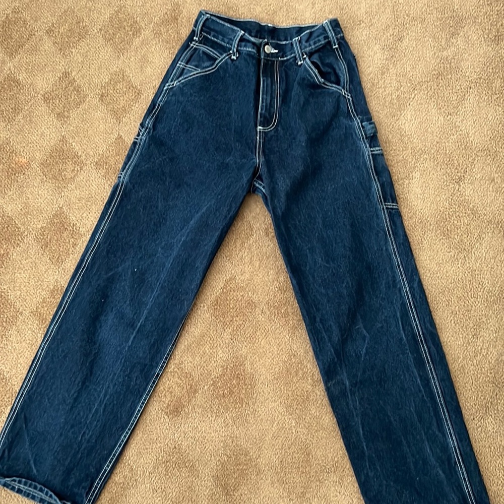 John galt denim cargo pants one size fits.